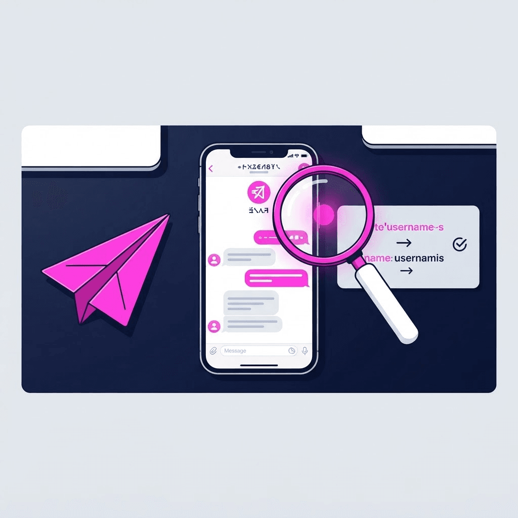 Ukrabet Telegram kanalı rehberi için mesaj ekranı ve kullanıcı adı doğrulama görseli